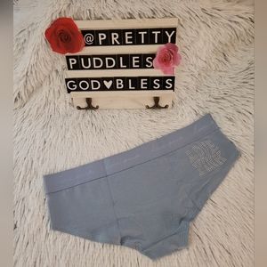 💎 PINK 💎 BLING 💎 Diamante 💎 Logo Hipster Panty 💎